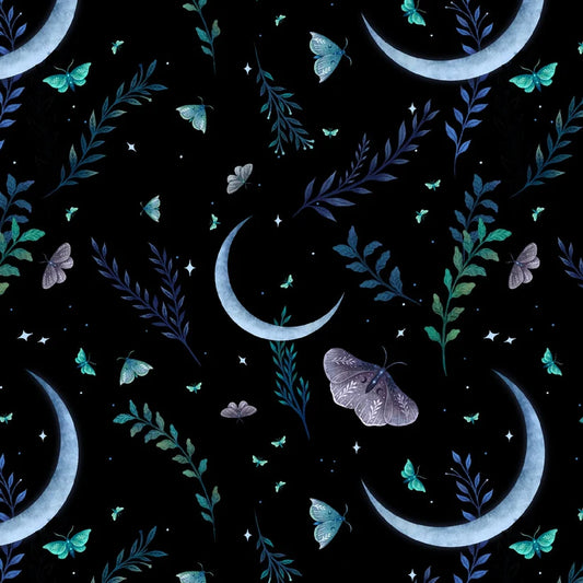Jardin De Lune - Crescent Moon with Butterflies