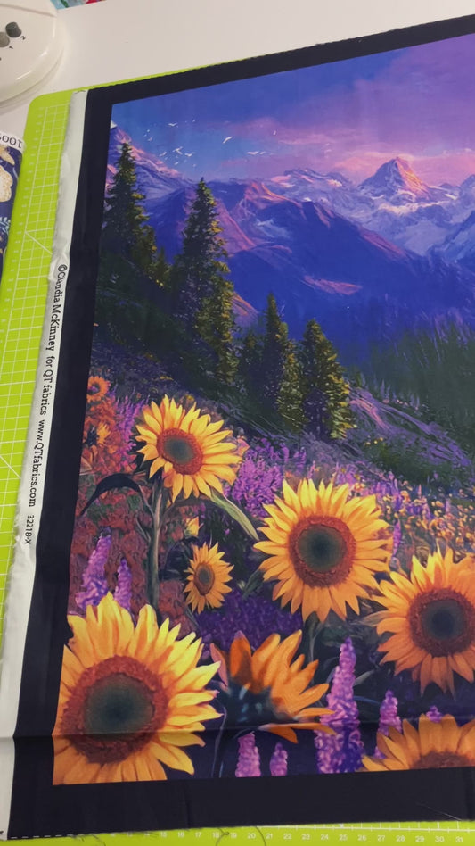 The Mountains Are Calling - Cotton Panel