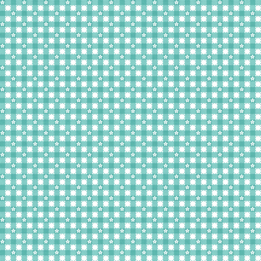 Summer Days - Turquoise Gingham