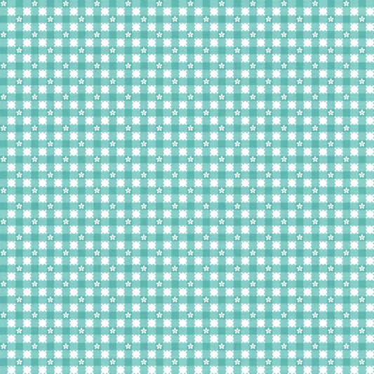 Summer Days - Turquoise Gingham